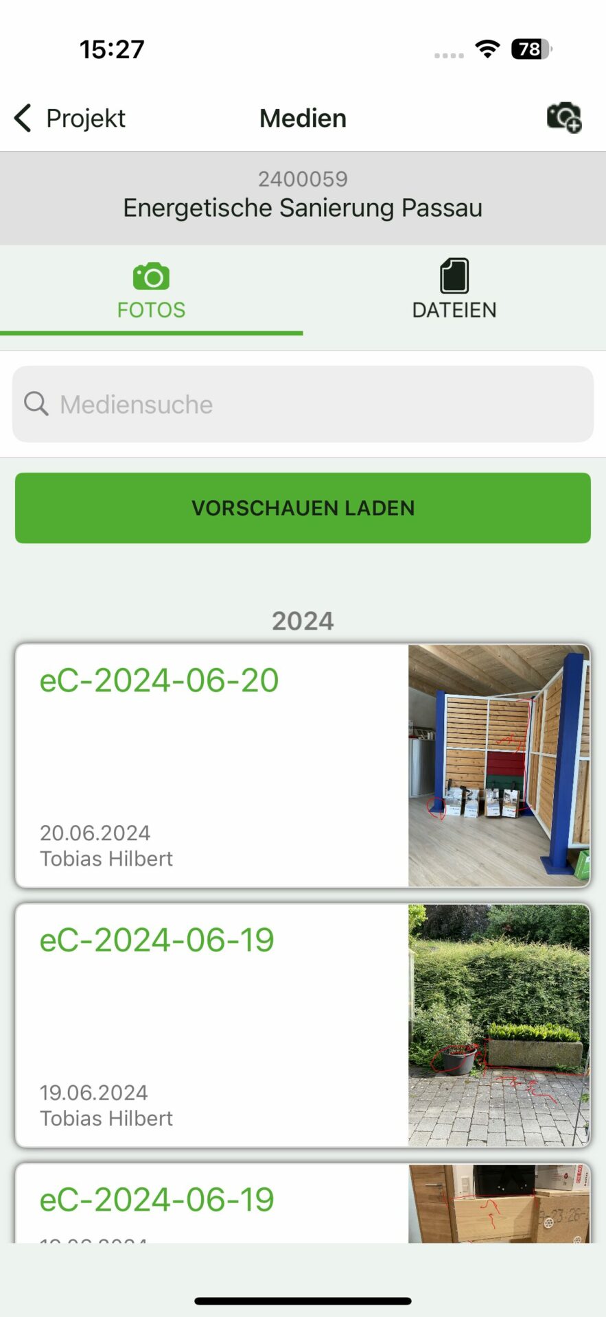 Bilder anfügen