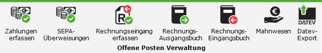 Offene Posten Verwaltung in P.2 EXCELLENT Offene Posten Verwaltung in P.2 EXCELLENT