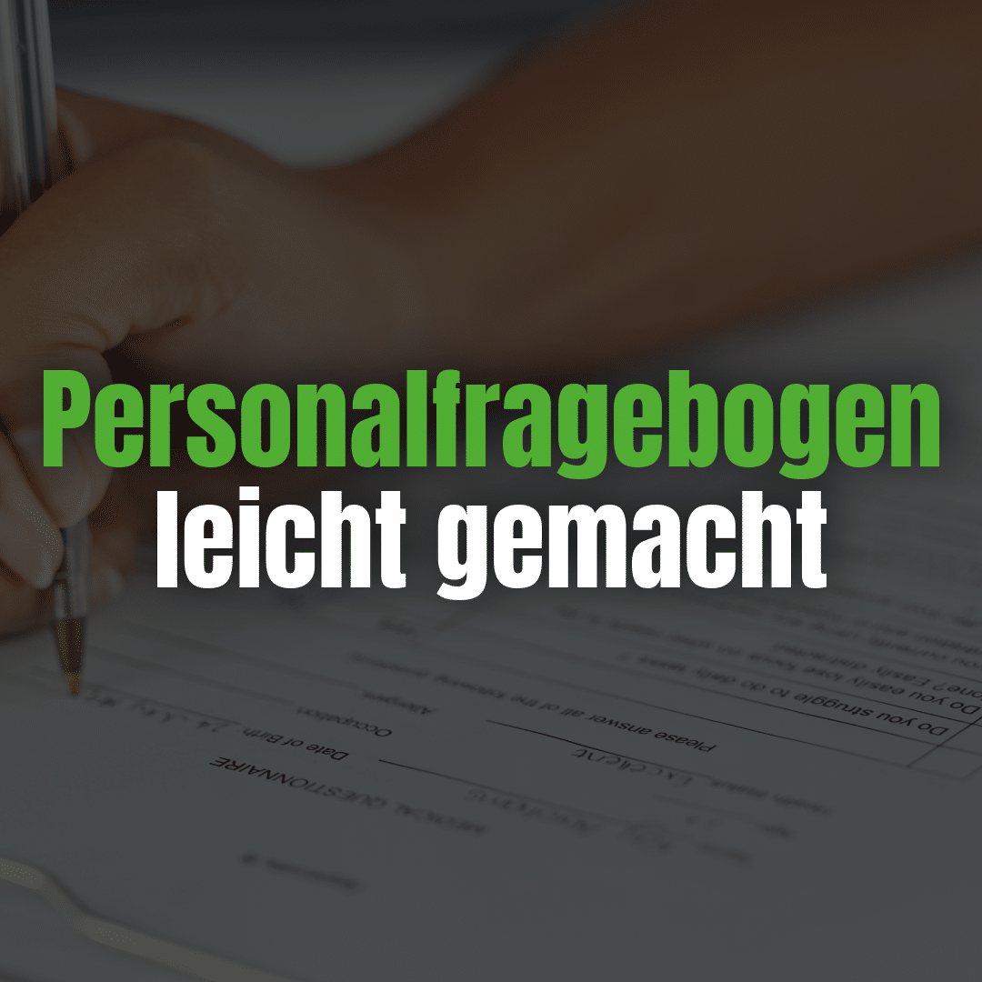 Wir beantworten alle relevanten Fragen zum Thema Personalfragebogen, auch in Bezug auf UNI-Baulohn.