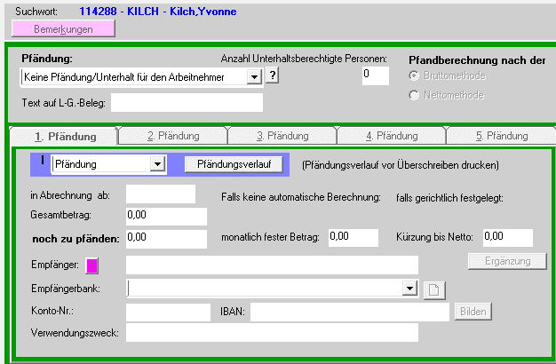 Pfändung