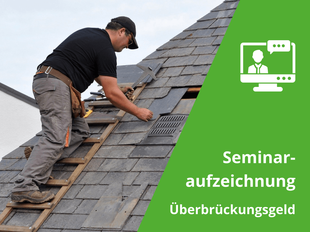 Seminar Baulohn Überbrückungsgeld-Titelbild