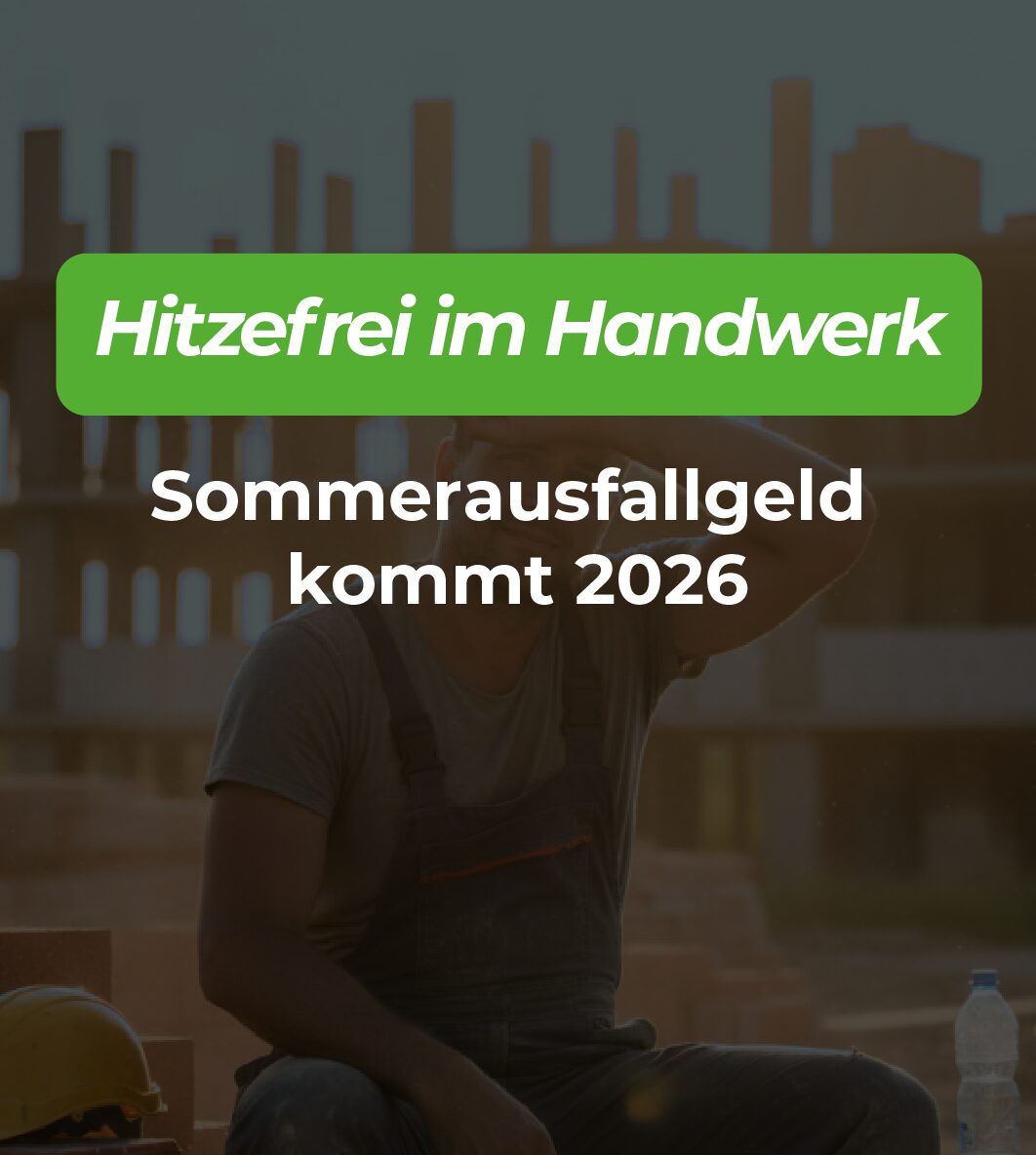Sommerausfallgeld Handwerkersoftware vom Profi