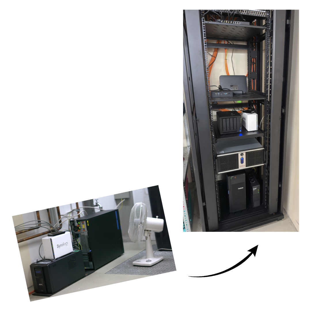 Digitalisierung bei Holzbau Pieper Server