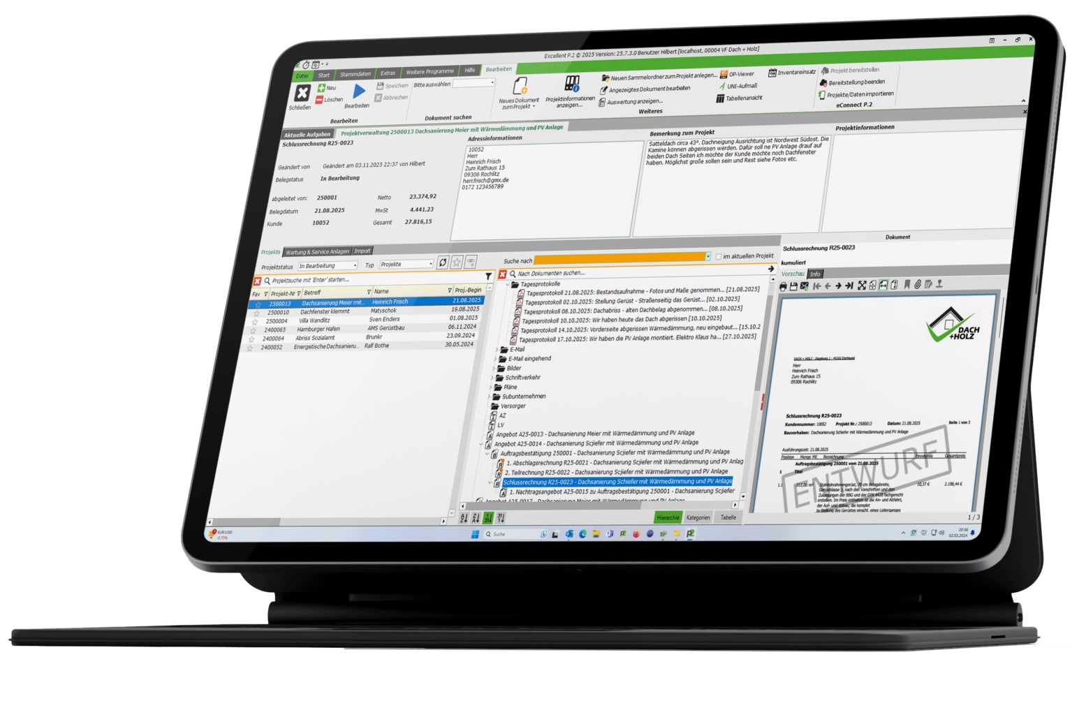 Handwerkersoftware vom Profi