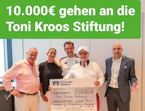 10.000€ für die Toni Kroos Stiftung